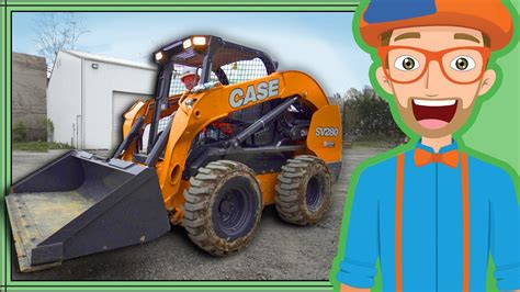 blippi skid steer loader|kids skid loader videos.